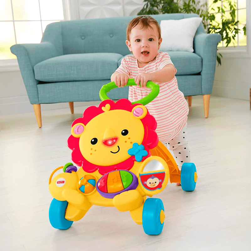 Andadera leon store fisher price