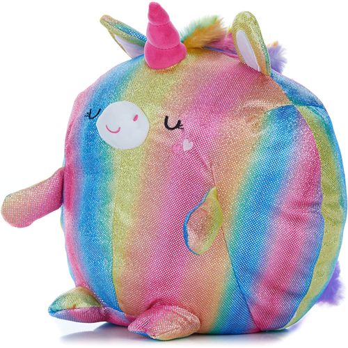 Peluche de unicornio redondo Cuddle Pal Kids Preferred, muñeco de felpa hipo-alergénico de 11.5" suave y acogedor
