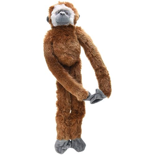 Peluche de mono marca Wild Republic Gibbon, muñeco de felpa hipo-alergénico de 20" suave y acogedor