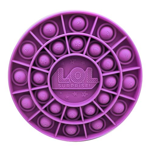 Pop It juguete sensorial de L.O.L Surprise, 100% silicona flexible, burbujas para explotar que alivian el estrés y la ansiedad