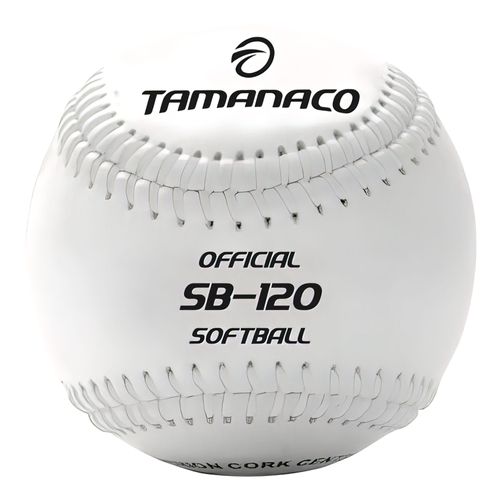 Pelota de Softball marca Tamanaco modelo SB-120 de 12 “, con centro de caucho y piel sintética