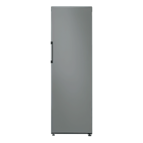 Refrigerador Samsung “Bespoke”, una puerta, color gris, 380L