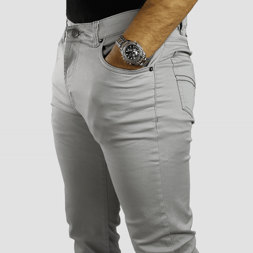 Pantalón de caballero, marca New Horse alan colores variados Stretch Slim, hecho de algodón y suave
