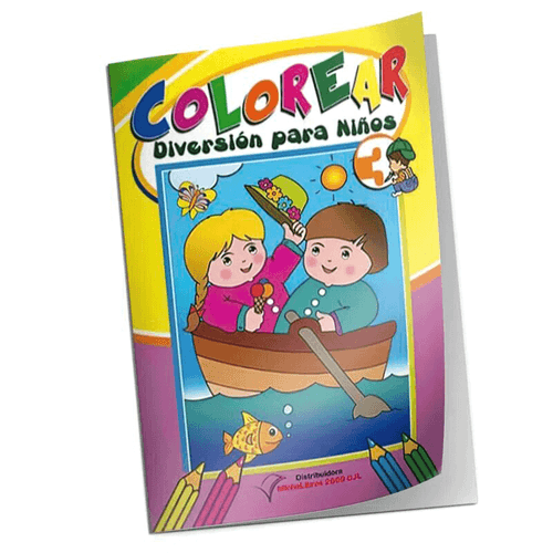 Cuaderno de dibujo Nro. 3 colorear, distribuidora Michelibros 2009
