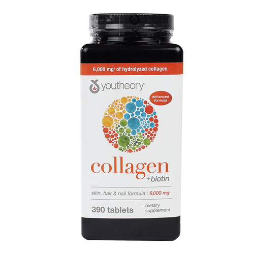 Colágeno Hidrolizado con Vitamina C, suplemento multivitamínico, 390 tabletas para adultos