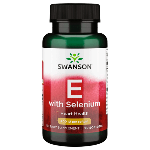 Vitamina E y Selenium, Swanson, suplemento vitamínico para adultos, 90 cápsulas