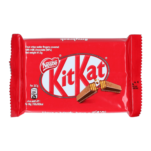Galleta Nestle Kitkat 41.5GR cubierta de chocolate con leche