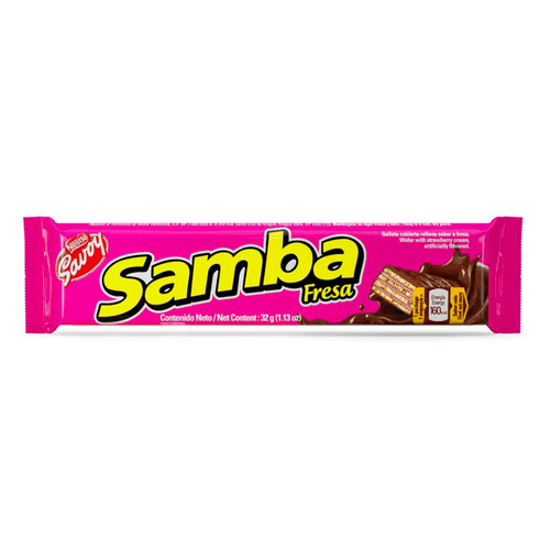 Samba Galleta Fresa y Chocolate 32gr Nestle Savoy