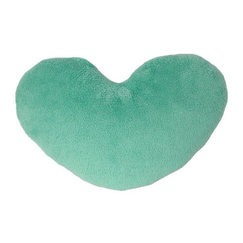 Cojín de corazón, almohada de poliéster 100% hipo-alergénico, 39x36 cm