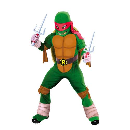 Disfraz de Tortuga ninja, marca Carnavalito, con accesorios incluidos, color verde para niños