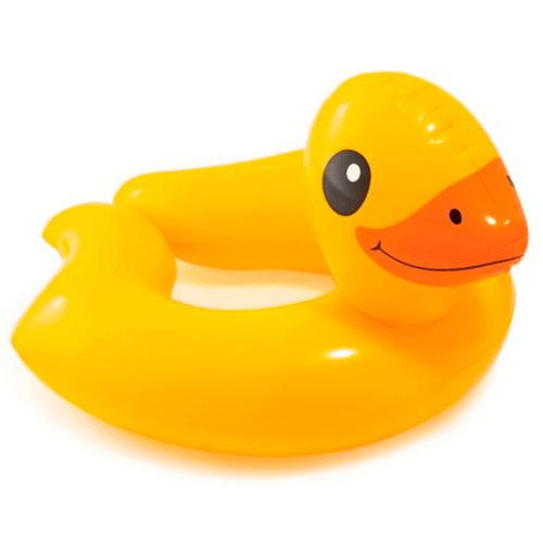 Aro flotador de pato para niños, marca Intex, 100% vinilo de alta calidad, 57 cm