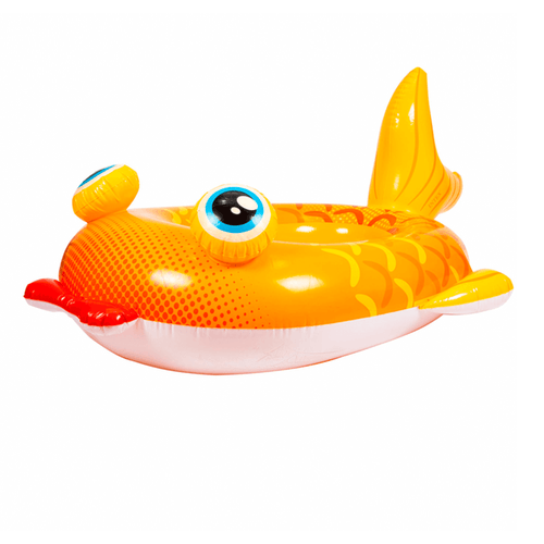 Flotador Intex pez dorado, marca Intex, 1.32 m, 100% vinilo resistente, para niños de 1 año en adelante