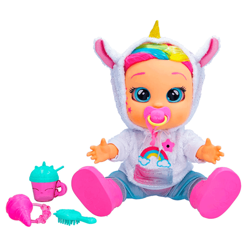 Cry Babies First Emotion Dreamy, muñeca con más de 65 emociones y sonidos de bebe, para niñas de 3 años en adelante