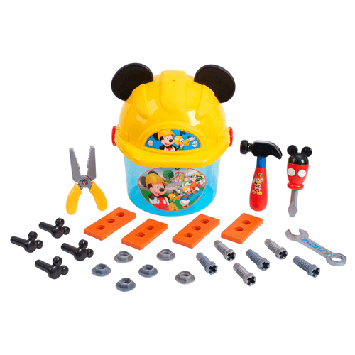 Juego de 25 piezas para herramientas de mano ayudante de Mickey Mouse de Disney Junior