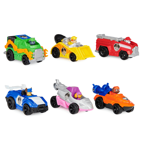 Set de carrito Paw Patrol diferentes personajes marca Nickelodeon