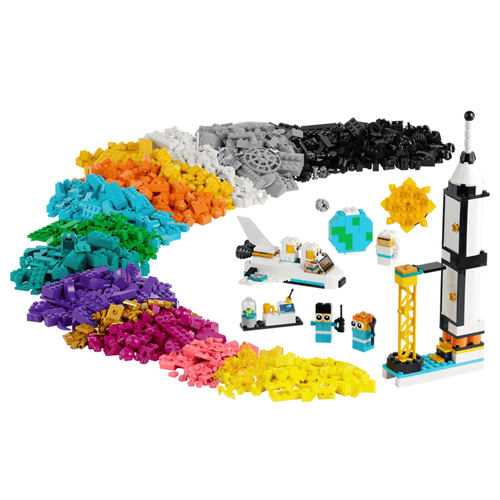 Lego armable Space Mission, para niños de 3 años en adelante, con 1700 piezas multicolores de plástico