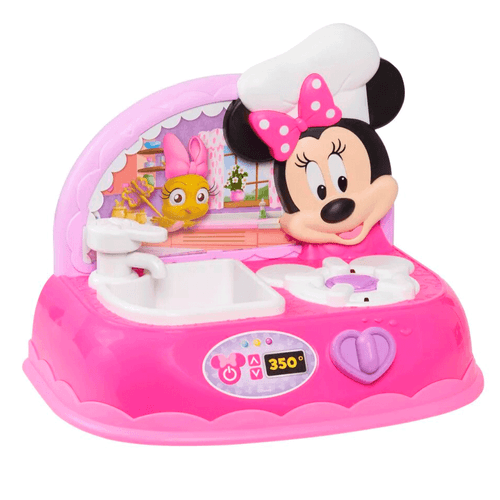 Minnie súper Sizzlin´n Kitchen, Disney Junior, cocina de juguete para niñas, 6 piezas
