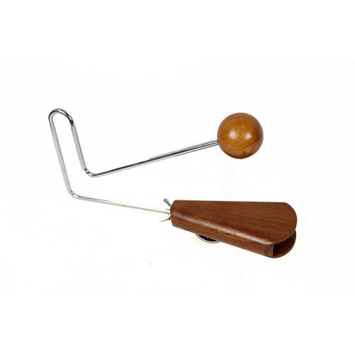 Latin Percussion LP209 Vibra Slap II Deluxe, hecho de metal y madera, color natural, 14 pulgadas