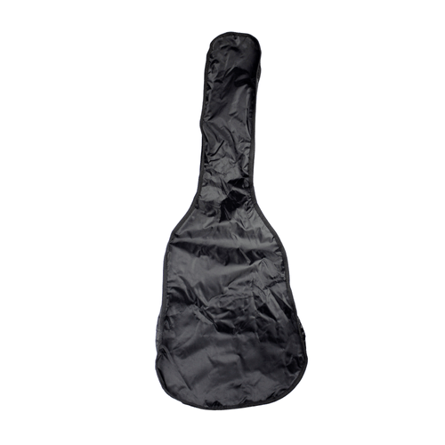 Forro para guitarra clásica, confeccionado de lona impermeable, con bolsillos, color negro