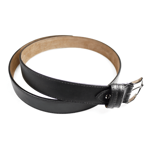 Cinturón de caballero, Kreamos Láser, correa 100% cuero brillante, 5 ajustes, costura resistente