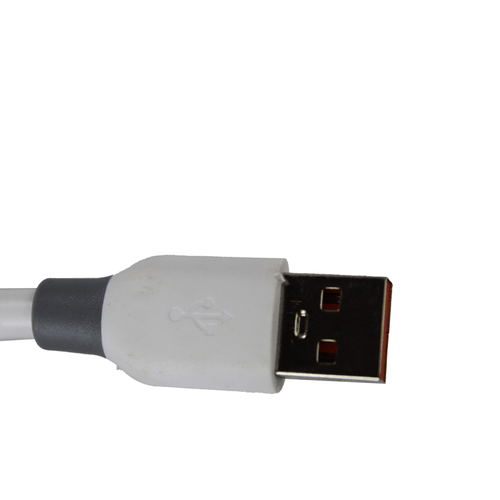Cable USB tipo C marca Super Cable, 6A, 120W, 1 metro, color blanco, transferencia de datos y carga rápida