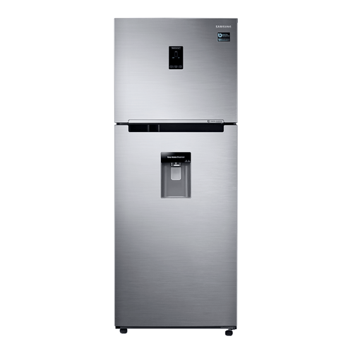 Nevera refrigeradora Samsung de 14 pies, 382 litros, Fusión Power Freeze y Power Cool, moderna, gris