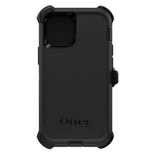 Forro protector Otterbox, para Iphone 14 Pro max, modelo de plástico y goma, case negro, con orificios para cámara