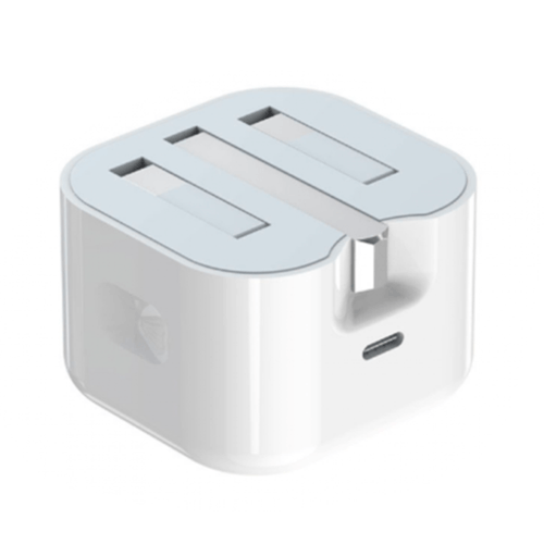 Adaptador de corriente USB-C, marca Apple, 20 W, color blanco, 100-240V, iPad, IPhone y AirPad