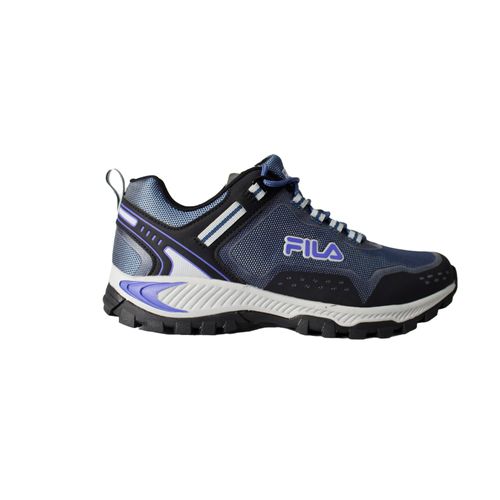 Zapato deportivo para caballero en oferta, marca Fila Land con suela de caucho ergonómica, color azul oscuro