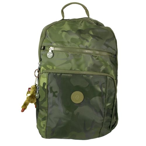 Bolso juvenil con diseño militar, en oferta, morral grande con llavero de gorila, color verde brillante