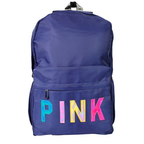 Bolso Pink juvenil, en oferta, morral deportivo grande con diseño Pink color morado y rosa